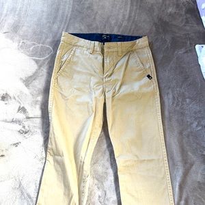Boys Quicksilver Khakis 27 waist